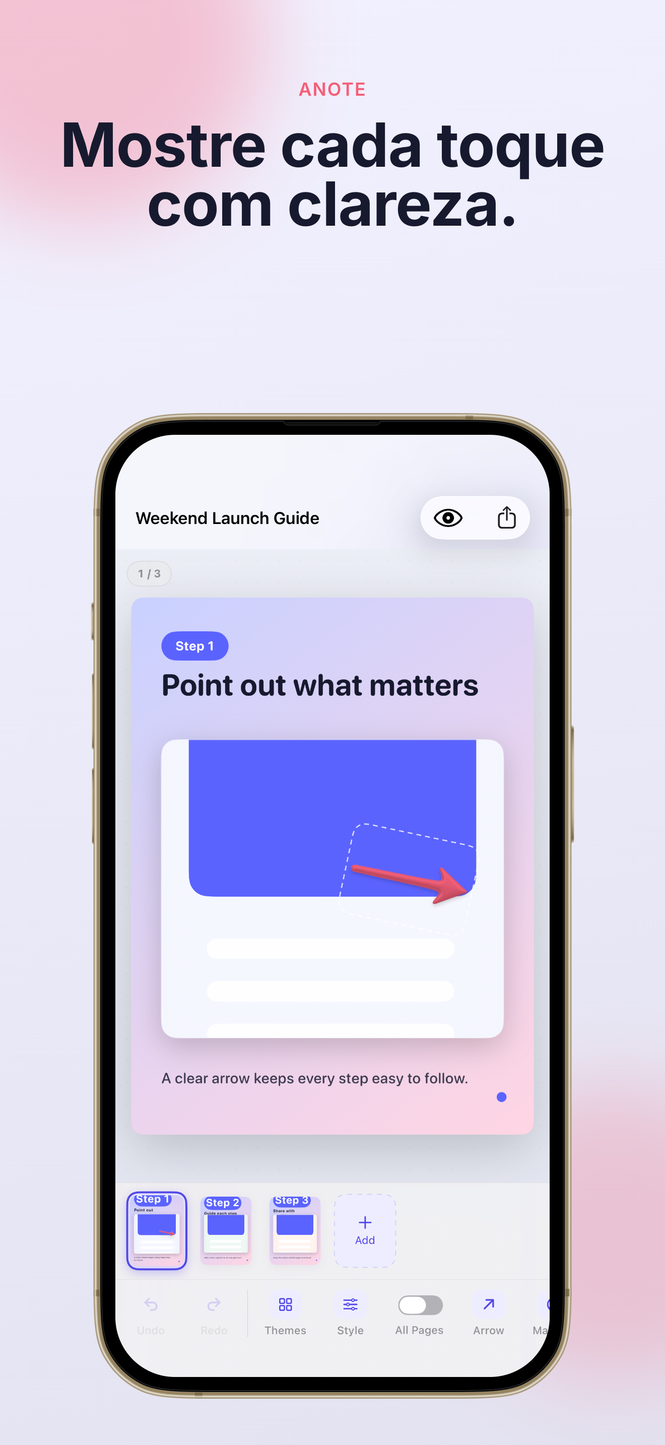Veja o ShotThread em ação no seu iPhone